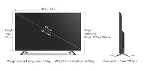 Mi 108 cm (43 inches) Horizon Edition Full HD Android LED TV 4A | L43M6-EI (Black) 6