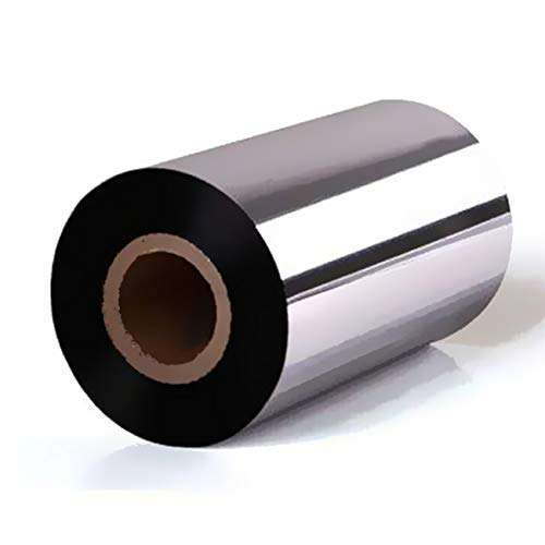 LENVII Black Resin Ribbon for Zebra Thermal Transfer Desktop Printers, for FBA Removable Labels(4.33'' x 656', 1'' Core, 2 Rolls/Package) 2