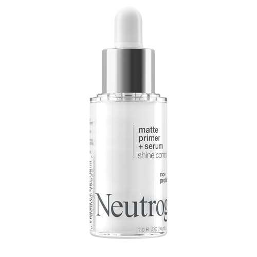 Neutrogena Shine Control Matte Booster Face Primer & Serum, Skin-Mattifying Serum-to-Primer with Rice Protein, Absorbs Excess Oil & Keeps Skin Shine Free, 1.0 fl. oz 4