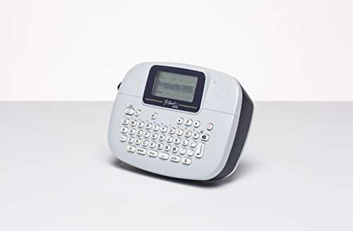 Brother PT-M95 Label Maker, P-Touch Label Printer, Handheld, QWERTY Keyboard, Up to 12mm Labels, Includes Black on White Tape Cassette 3