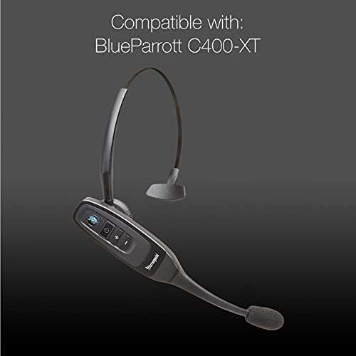 Ear Cushion Kit for Blue Parrott C400-XT Bluetooth Headset 204159 - Replacement Accessories - Ear Cushions, Microphone Foam Windscreens Covers by Global Teck 3