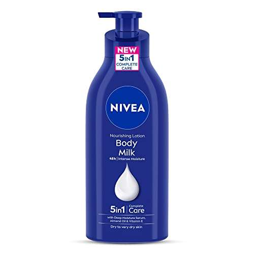 NIVEA Body Lotion, Nourishing Body Milk, For Very Dry Skin, 600ml