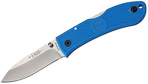 KA-BAR unisex adult American Ka Bar Dozier Folding Hunter Blue Handle, Blue 1