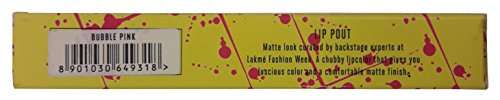 Lakmé Absolute Lip Pout Matte Masaba Lip Color - Bubble Pink, 3.7g Carton 2