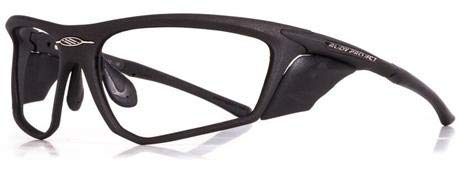 Rudy Project Contender 0.75mm Pb Leaded X-Ray Radiation Protection Safety Lead Glasses (Black) | AR Anti-Reflective Fog Free Coating