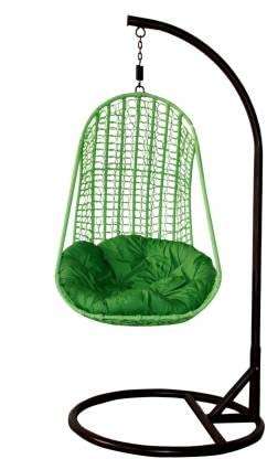 ZEROLINE™ Outdoor Inddor Hanging Swing Chair with Stand for Garden, Living Room, Balcony