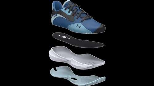 Under Armour Unisex Lockdown 7 Low, (401) Tech Blue/Nimbus Blue/Black, 8, US 6