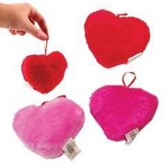 U.S. Toy Plush Valentine's Day Hearts, 4 inches (Model: SB311)