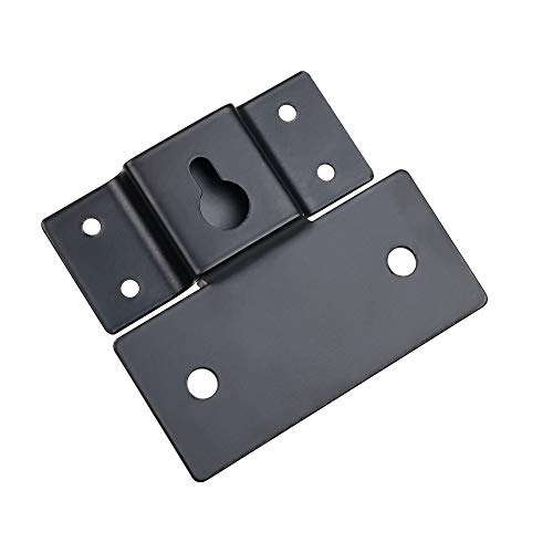 Bluecell Universal Metallic Wall Mount Iron Hook Hanger Plate Connector for Surround Sound Box Audio Speaker 4