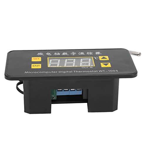 PUSOKEI Digital Temperature Controller, 110‑220V ‑55~120℃ waterproof High Accuracy Thermostat controller for incubation equipment chassis air conditioning system WT‑1005 6