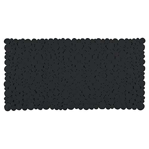 KINTIN Non-Slip Bathroom Mat, Bathtub Mat, Shower Mat for Toilet, Kitchen, Bathroom, Shower with Anti Slip Suction Cups- Blue 1