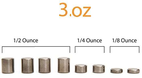 Tungsten Weights 3oz for Derby Car. Incremental Cylinders to make The Fastest Derby Cars on The race track. 1
