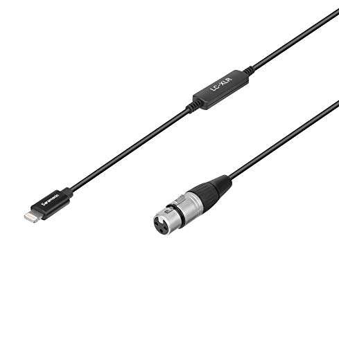 Saramonic XLR Female to Apple Lightning Microphone Interface Cable for iPhone & iPad (LC-XLR) 2
