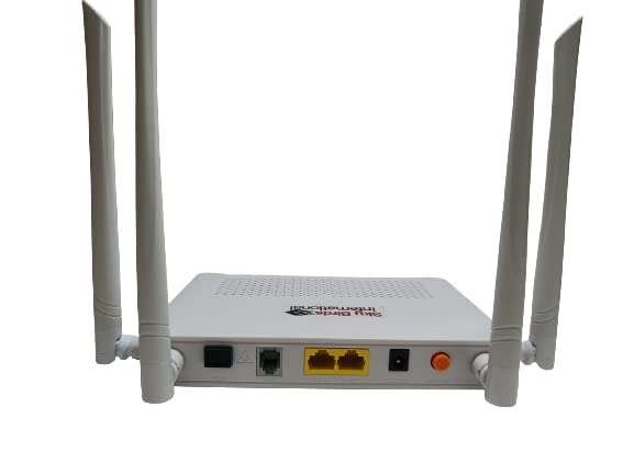 Sky Birds International™ Dual Band Epon/Gpon Onu Dual Band ONT Strong Dual-Band Wi-Fi Signal for Multi-Wall Penetration 2 LAN Ports for Fast Ethernet