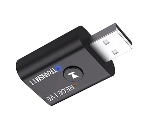 Drumstone 5.0 Transmitter/Receiver 2-in-1 Wireless 3.5mm Adapter with powerful functionality. Independent circuit enhances versatile audio connectivity for various devices.