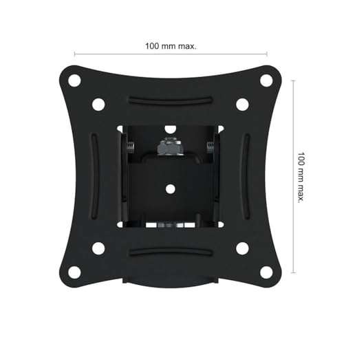 AVF Steel Tilt and Turn Monitor Wall Mount for 13" to 27" Screens in Black 4