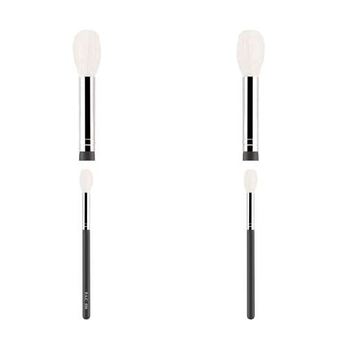 PAC Powder Brush 036 | Synthetic Bristle Makeup Brush | Blending Brush for Setting Powder Formulation | Medium Coverage Application | Black - 1 Brush 3