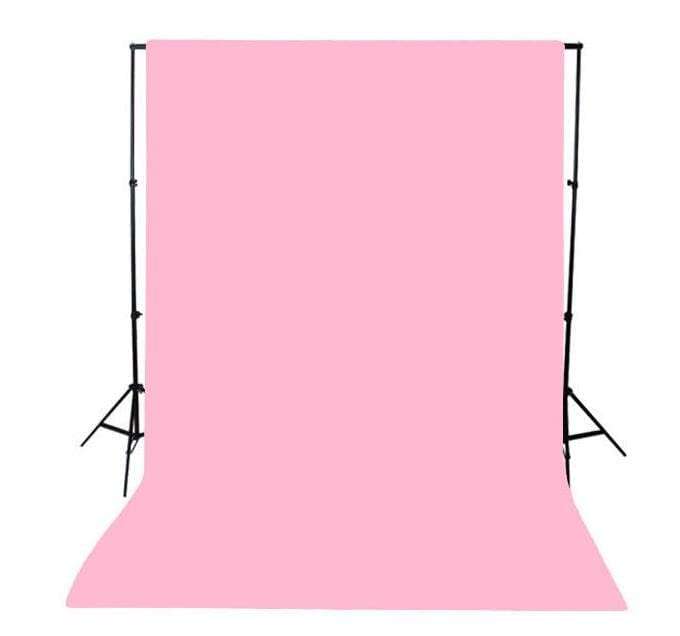 Giftmax Single Holder Umbrella Lighting Kit with Umbrella Studio Light with Backdrop Cloth Screen Photo Background Backdrop Stand Support System (Single Holder Kit + Pink Screen) 4