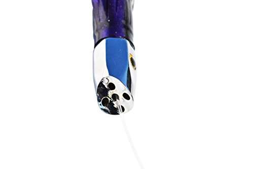 EatMyTackle Slant Head Trolling Lure - Mono Rigged (8 inch, Purple) 5