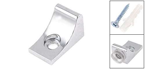 Suction Cup Right Angle Metal Fixing Clip Clamp Bracket for Cabinet Shelf 2