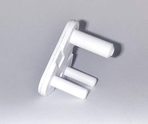 0-Degree Electrical Socket Cover For Indian Plug Point For Baby Safety Proofing (20 Pieces, White)
