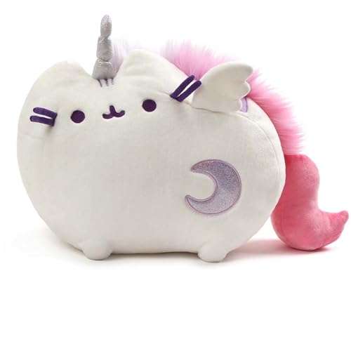 GUND Pusheen Super Pusheenicorn Unicorn Sound and Lights Plush Cat Stuffed Animal, White, 17" 1