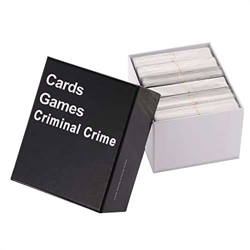 Cards Game Criminal Crime Edition with 311 Cards - A New Party Game for Adult 3