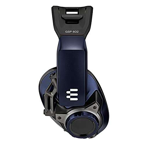 EPOS I Sennheiser GSP 602 – Wired Closed Acoustic Gaming Headset, Noise-Cancelling Microphone, Adjustable Headband with Customizable Contact Pressure, Volume Control, for PC + Mac + Xbox + PS4, Pro 5