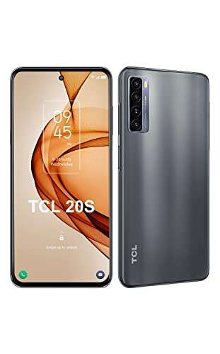 TCL 20S Unlocked Cell Phone with 6.67” Dotch FHD+ Display, Android 11 Smartphone 64MP Quad Rear Camera System, 4GB+128GB, 5000mAh Big Battery with Fast Charging, Milky Way Black 1