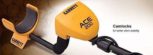 Garrett ACE 200 Metal Detector with Waterproof Search Coil and Treasure Sound Headphone 5