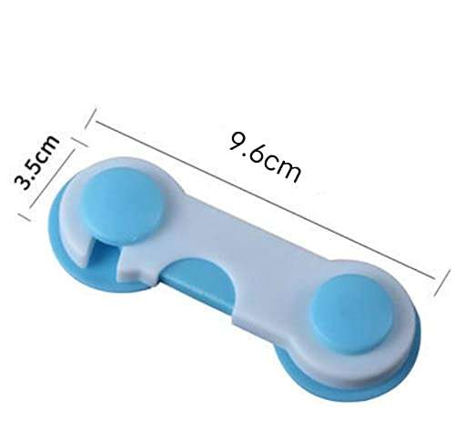 Baby Safety Locks,/Latches for Drawer, Cup Board, Refrigerator, Doors, Microwave Oven, Toilet lid,etc, Dual Adhesive Tape, Peel and Paste Model,Child Proof Magnetic Cabinet Locks- 6 Pieces 3