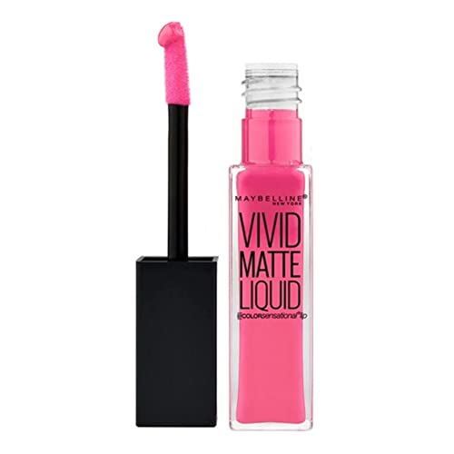 Maybelline Color Sensational Vivid Matte Liquid Lipstick, Pink Charge, 0.26 fl. oz.