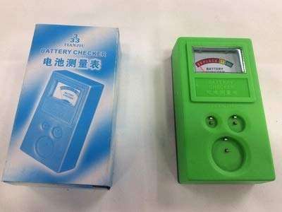 Button Cell Battery Checker Portable 1.5v 3v Checker Battery Tester Meter Tool for LR44 CR2032 CR2025 Button Cell (Green) 6