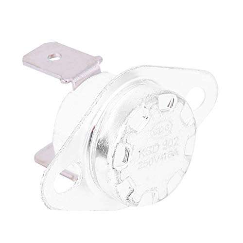 Garosa KSD302 Temperature Control Switch Thermostat Thermal Switch 250V 16A Normally Closed Temp Control Module Plastic Iron (95°C) 1