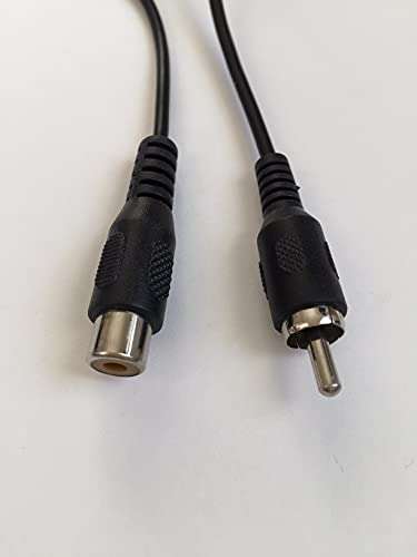 QualConnect RCA Audio/Video Extension Cable, RCA Male to RCA Female, 25 Foot 4