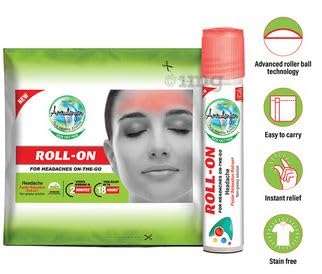 Combo Pack of Rollon-AmruTanJan Liquid Balm 10ml-relief from headache with AmruTanJan Back Pain Roll on- 50 ml 6