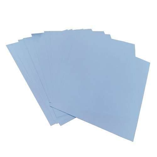 CVANU Pack of 200 A4 Size Blue Color Sheets Copy Printing Papers Smooth Finish Home, School, Office Stationery 1