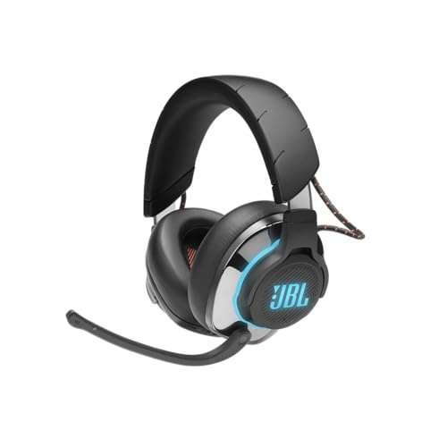 JBL Quantum 810 Wireless Over Ear Gaming Headset with Mic, ANC, 50mm Neodymium Drivers, 43H Playtime, Low Latency, Dual Surround Sound, Boom Mic, 2.4GHz Wireless Dongle, Discord-certified Dial (Black) 1