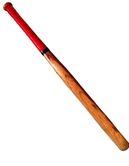 Baseball Bat Wooden, Solid and Heavy Duty, Best for Self Defence, 32 Inch (700g) 1