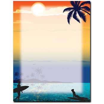 Endless Summer Letterhead Laser & Inkjet Printer Paper, 100 Pack