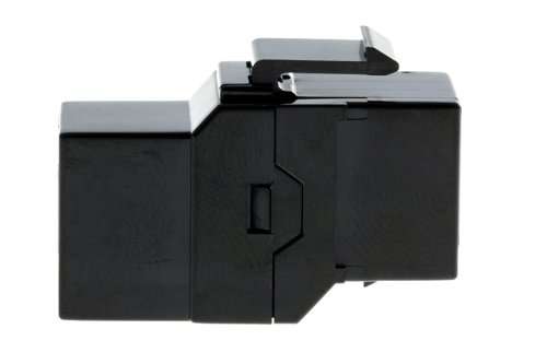 Cat5e Female to Cat5e Female Keystone Coupler - Black - 10 Pack 3