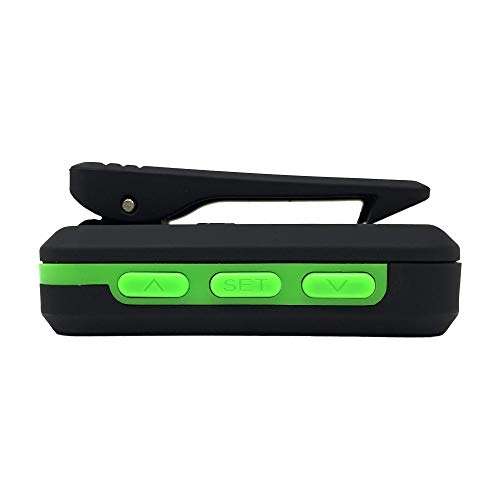 Gymboss Plus Interval Timer and Stopwatch and Gymboss Strap - Bundle (Black with Green Buttons) 4