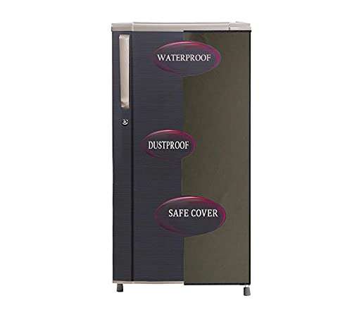 Nitasha Waterproof and dustproof Fridge Cover LG 190 litres 5 Star Single Door Refrigerator, Scarlet Charm GL-D201ASCZ (Design NO:- Military) 4