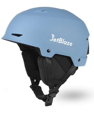 JetBlaze Ski Helmet Unisex Ski Helmet Snow Sports Helmet White Size L 1
