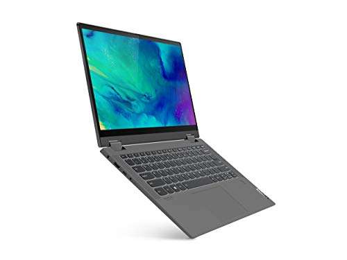 Lenovo IdeaPad Flex 5 2-in-1 Laptop, 16" WUXGA Touchscreen, AMD Ryzen 7 7730U, 16GB RAM, 2TB SSD, AMD Radeon Graphics, Fingerprint Reader, Wi-Fi 6, Win 11 Pro, Grey, 128GB Hotface USB Card 3