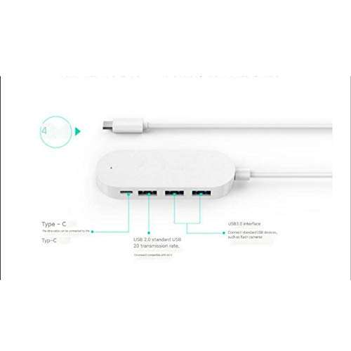 XDCHLK for Four Multi-Port Hub，Type-c to USB3.0 Splitter for Hub Extension USB-c Converter ( Color : D ) 3