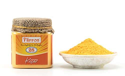 FLIRRON Premium Ashtagandh Kesar for Tilak and Pooja Purpose, Ashtagandh Kesar jar for Tika (100gm jar) 1