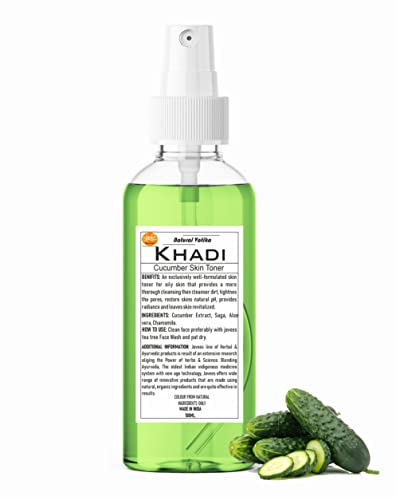 KHADI NATURAL VATIKA Cucumber Toner For Sun burn Skin 100ml