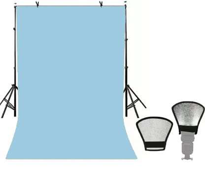 Stookin 8x20 FT Sky Blue Photography Studio Backdrop for Event Shoot & Vedio Recording.(Free Bounce Card) 1