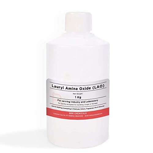 BRM Chemicals Lauryl Amine Oxide LAO - 1 KG For Soap Making, Shampoo, Cosmetics, Serum Making, Beauty Formulations, Moisturizer, Lotion Making & DIY Personal Care For Face, Hair, Skin & Body 1